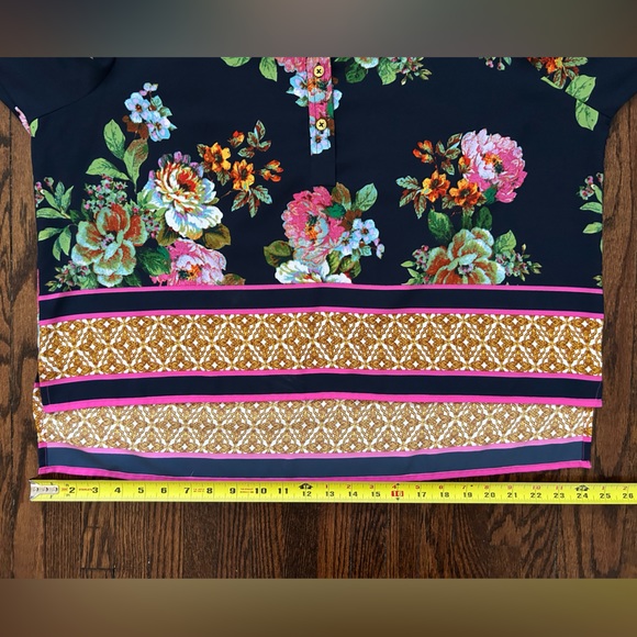 Ellen Tracy Floral Tunic - Picture 13 of 15